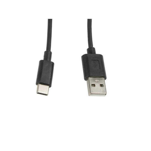 Cable USB A 2.0 a USB C Lanberg Negro