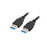 Cable USB Lanberg CA-USBA-30CU-0005-BK 500 cm