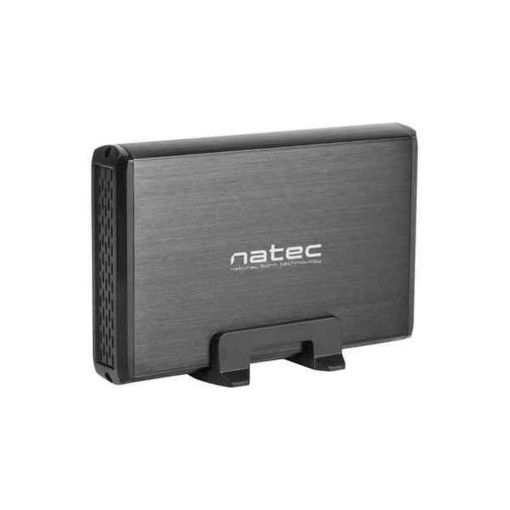 Funda Disco Duro Natec RHINO 3,5" USB 3.2 Gen 1 5 Gbps Negro