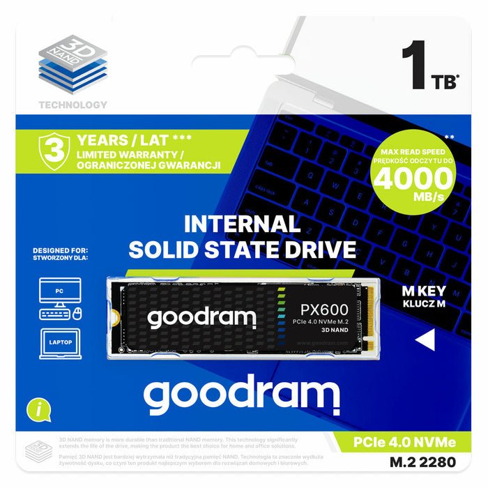 Disco Duro GoodRam SSDPR-PX600-500-80 500 GB SSD