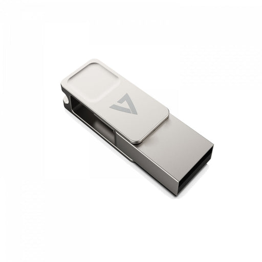 Memoria USB V7 VF364GTC Plateado 64 GB