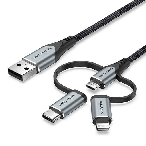 Cable USB Vention 1 m Gris