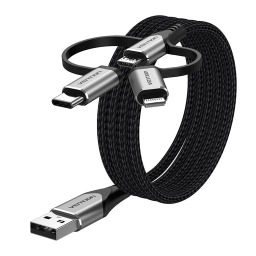 Cable USB Vention CQJHF 1 m Gris