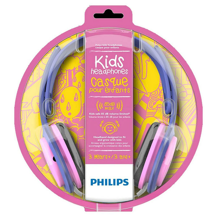 Auriculares de Diadema Philips Rosa Con cable Para niños