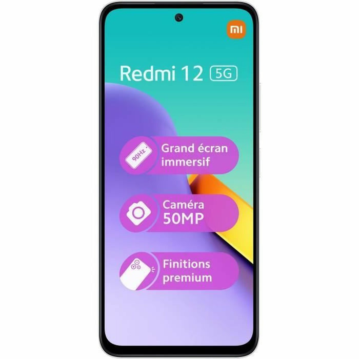 Smartphone Xiaomi REDMI 12 5G 4-128 SV 6,79" Octa Core 4 GB RAM 128 GB Plateado