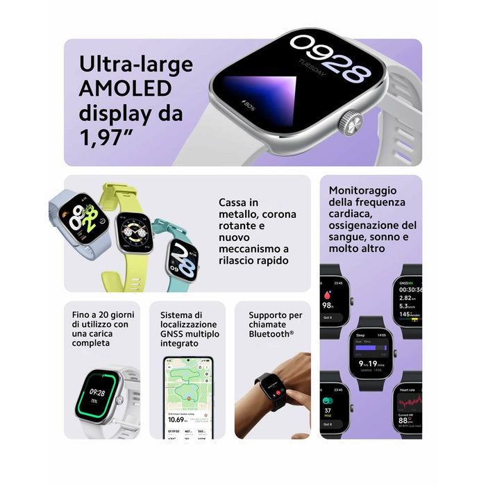 Smartwatch Xiaomi BHR7854GL Negro Gris