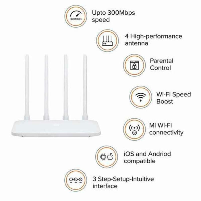 Router Xiaomi ‎DVB4224GL 300 Mbps Blanco