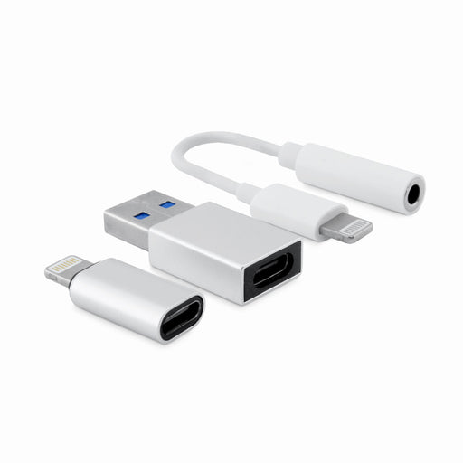 Cable USB CoolBox COO-CKIT-APPL Blanco (1 unidad)