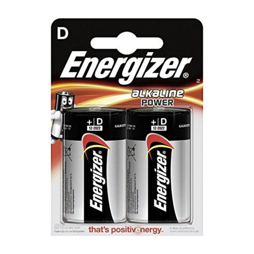 Pilas Energizer 638203 LR20 1,5 V 1.5 V (2 Unidades)