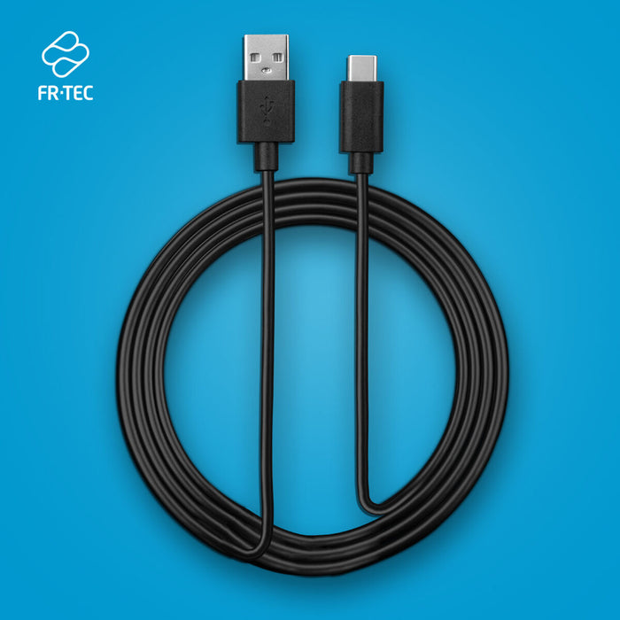 Cable USB A a USB C FR-TEC FT0029 Negro 3 m