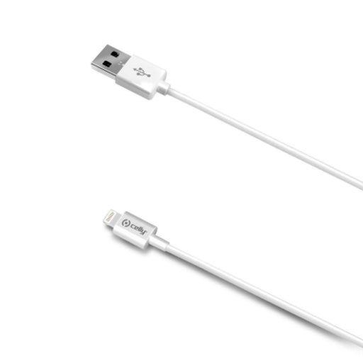 Cable USB a Lightning Celly USBIP52M 2 m Blanco