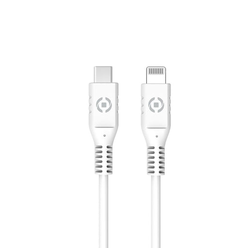 Cable USB-C a Lightning Celly Blanco 1 m