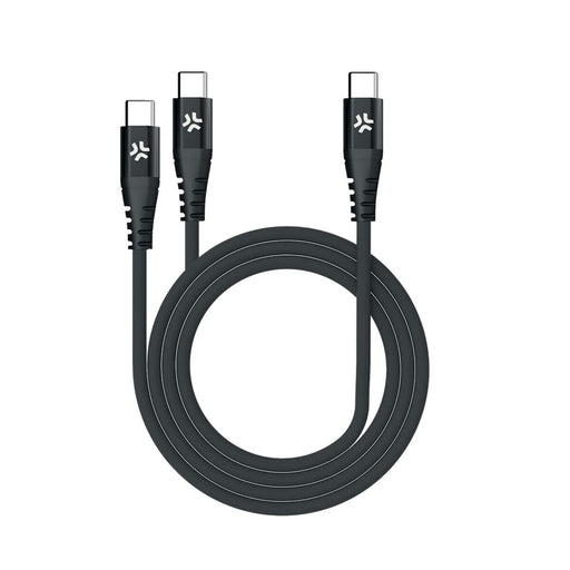Cable USB-C Celly USBC2USBCBK Negro 1,3 m