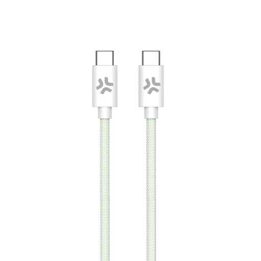 Cable USB-C Celly USBCUSBCCOTTGN Verde 1,5 m