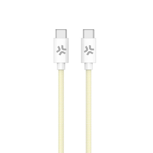 Cable USB-C Celly USBCUSBCCOTTYL Amarillo 1,5 m