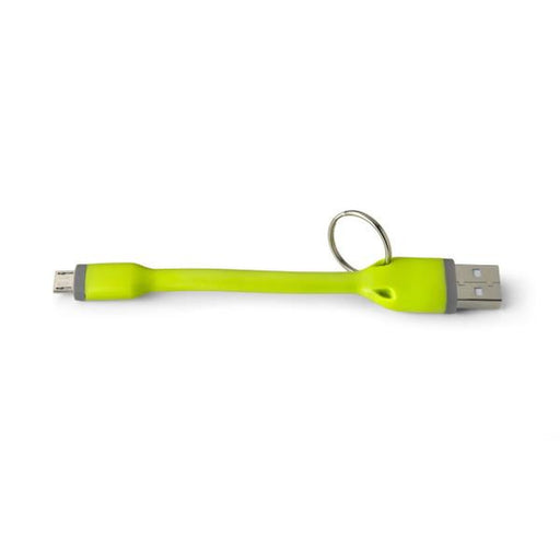 Cable Micro USB Celly USBMICROKEYGN 0,12 m Verde