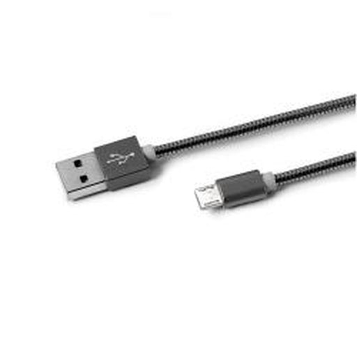 Cable Micro USB Celly USBMICROSNAKEDS Negro