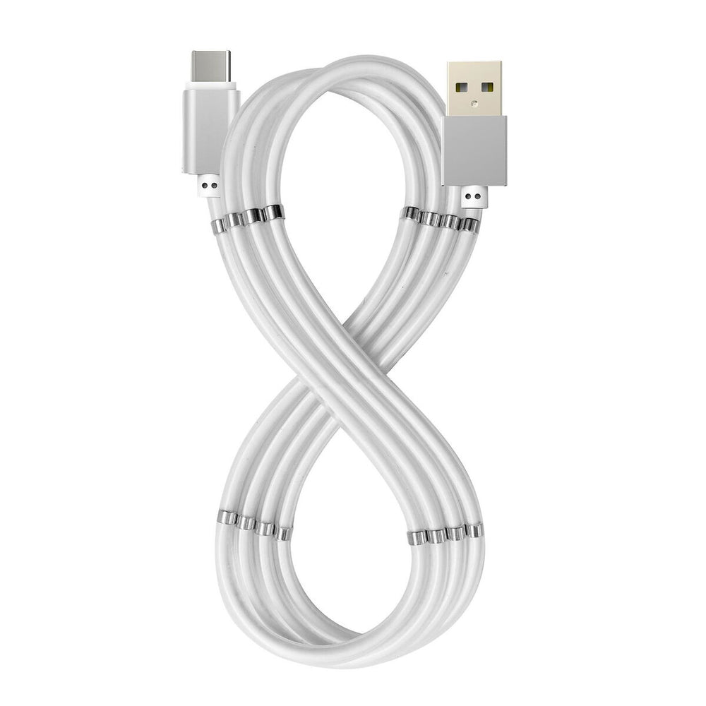 Cable USB A a USB C Celly USBUSBCMAGWH Blanco 1 m