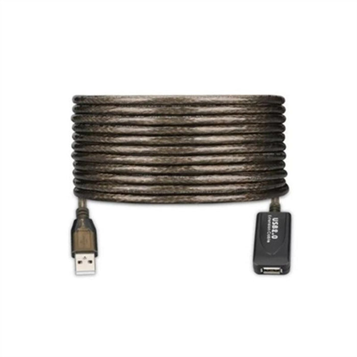 Cable Alargador USB Ewent EW1023 20 m Negro