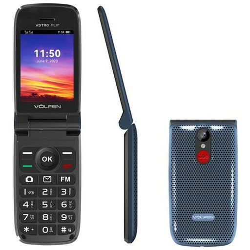Teléfono Móvil Volfen ASTRO FLIP 2,8" Azul 32 GB