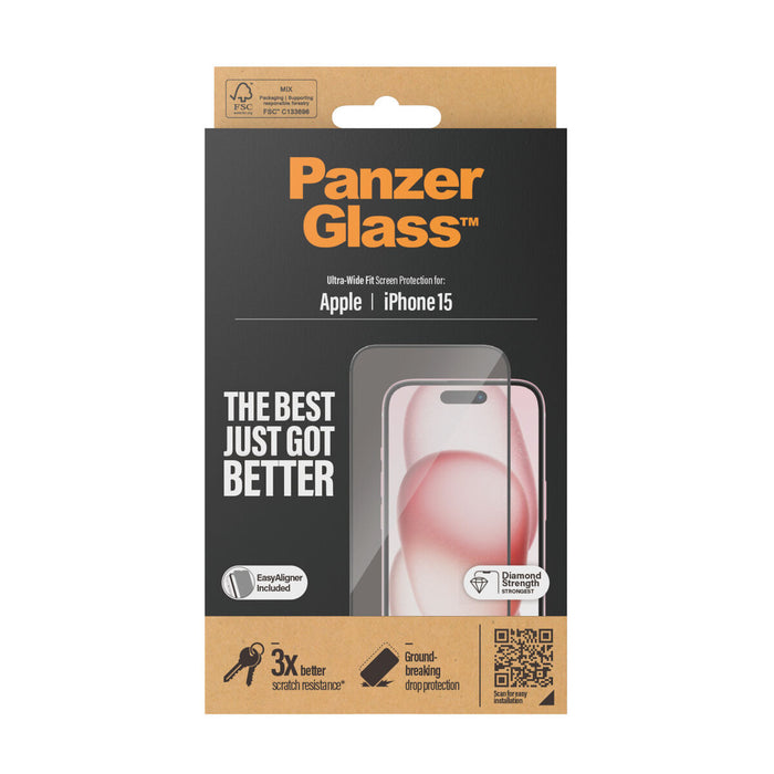 Protector de Pantalla para Móvil Panzer Glass 2809 Apple