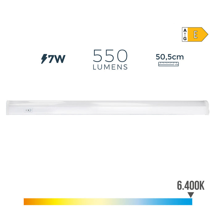 Tubo LED EDM 7 W Blanco A (6400 K)