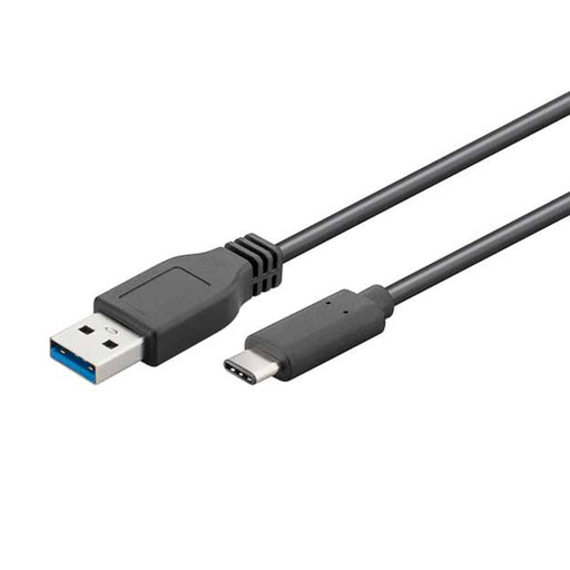 Cable USB A a USB C EDM Negro 1 m