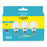 Pack de 3 bombillas LED EDM G 5 W E14 400 lm Ø 4,5 x 8 cm (6400 K)