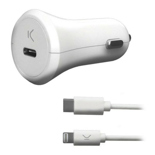 Cargador USB para Coche KSIX Apple-compatible 18W