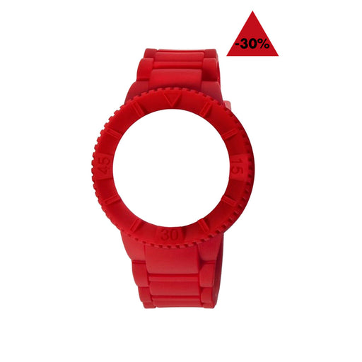 Carcasa Intercambiable Reloj Unisex Watx & Colors COWA1205 Rojo