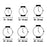 Reloj Unisex Arabians DBA2088L (Ø 40 mm)