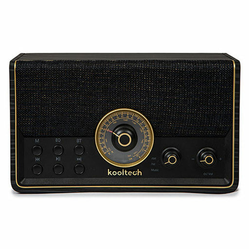 Radio Portátil Bluetooth Kooltech USB Vintage