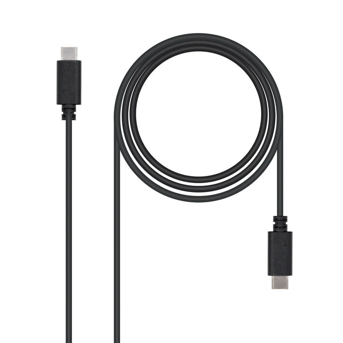 Cable USB NANOCABLE 10.01.2301 Negro 1 m