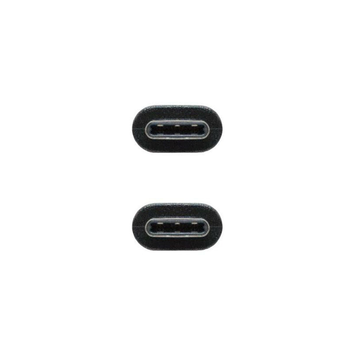 Cable USB-C NANOCABLE 10.01.2302 Negro 2 m