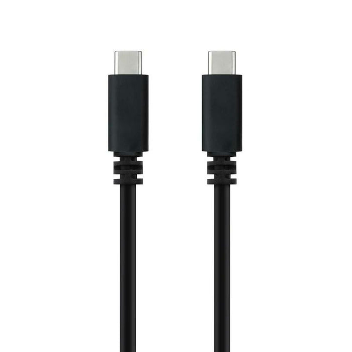 Cable USB-C NANOCABLE USB 2.0, 2m Negro 2 m