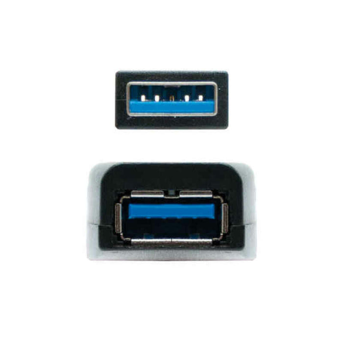 Cable Alargador USB TooQ 10.01.0313 Negro 15 m 5 Gbps