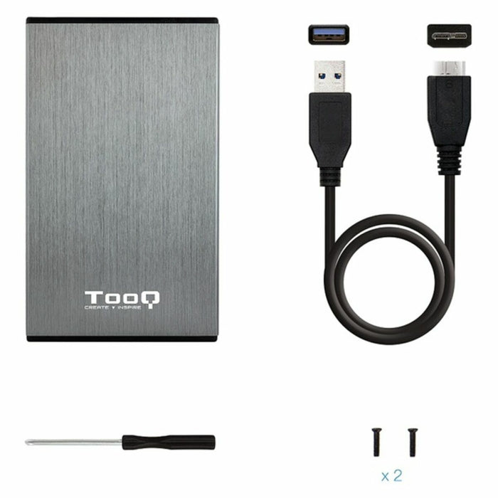 Funda Disco Duro TooQ TQE-2527G 2,5" SATA USB 3.0