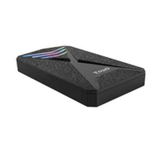 Caja Externa TooQ TQE-2550RGB 2,5" SATA USB 3.0/3.1 Negro Multicolor USB Micro USB B USB 3.2 USB x 1 2,5"