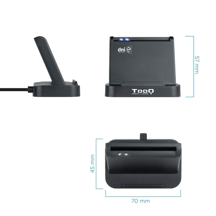 Lector de Tarjetas NANOCABLE TQR-220B