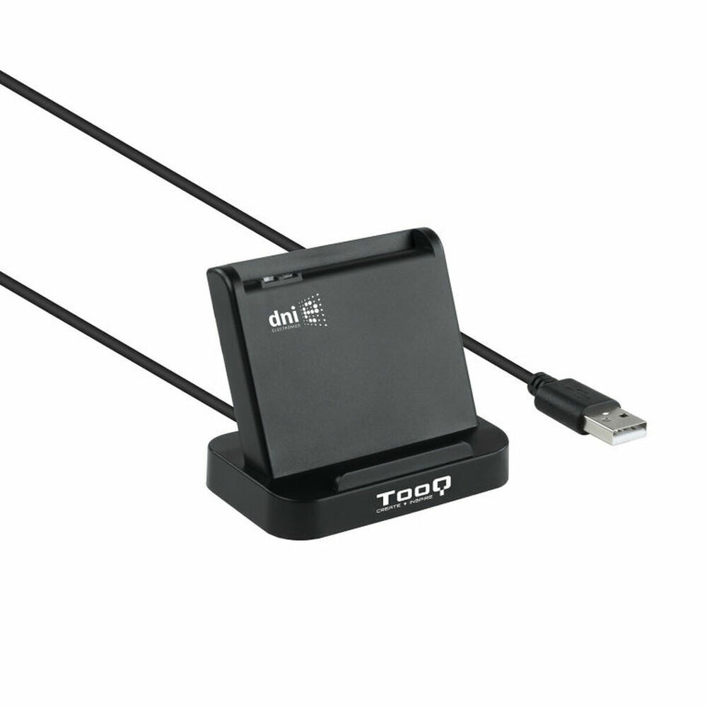 Lector de Tarjetas Inteligentes TooQ DNIe VISION USB 2.0 Negro