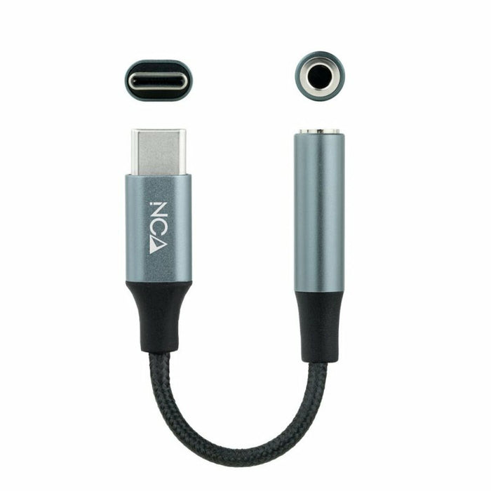 Adaptador USB C a Jack 3.5 mm NANOCABLE 10.24.1204 Gris