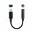 Adaptador USB C a Jack 3.5 mm NANOCABLE 10.24.1205 Negro