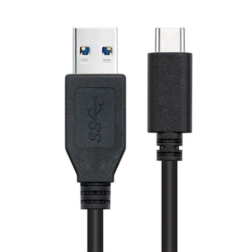 Cable USB A a USB C NANOCABLE 10.01.4002 2 m Negro