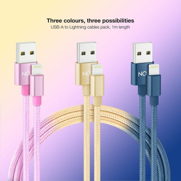 Cable Lightning NANOCABLE 10.10.0401-CO2 1 m