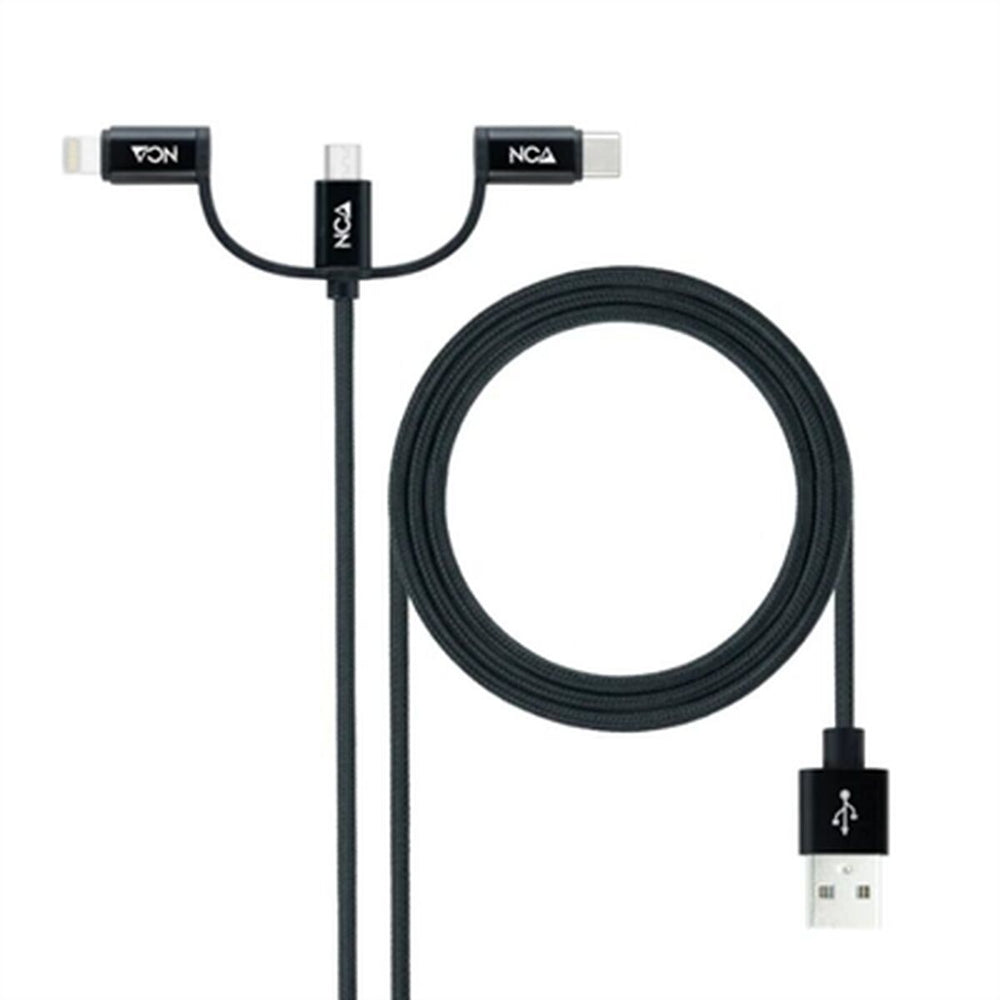 Cable USB NANOCABLE 10.01.3200 Negro 1 m (1 unidad)