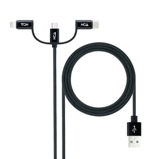 Cable USB NANOCABLE 10.01.3200 Negro 1 m