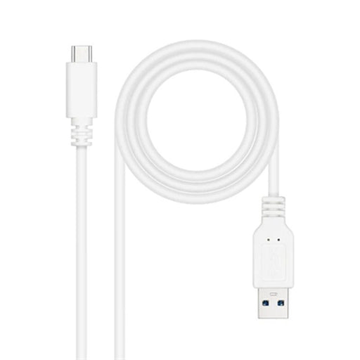 Cable USB-C a USB NANOCABLE 10.01.4001-W Blanco 1 m (1 unidad)