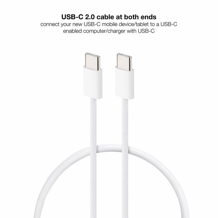 Cable USB NANOCABLE 10.01.6002-CO Blanco 2 m