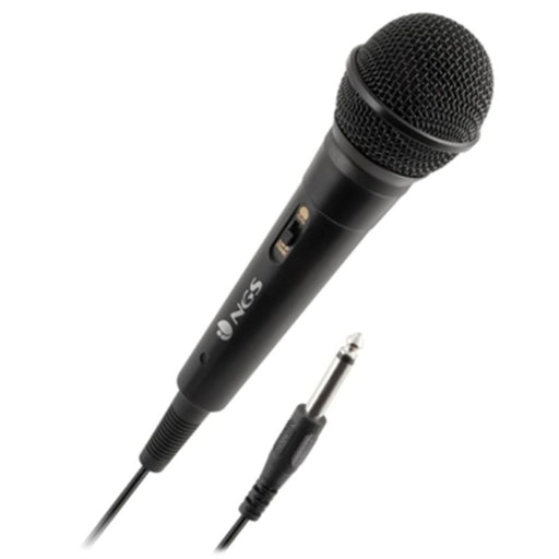 Micrófono Karaoke NGS ELEC-MIC-0001 Negro (6.3 mm)