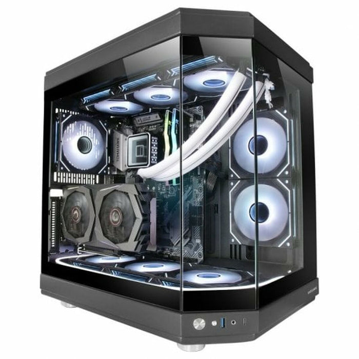 Caja Semitorre ATX Mars Gaming MC3T Negro